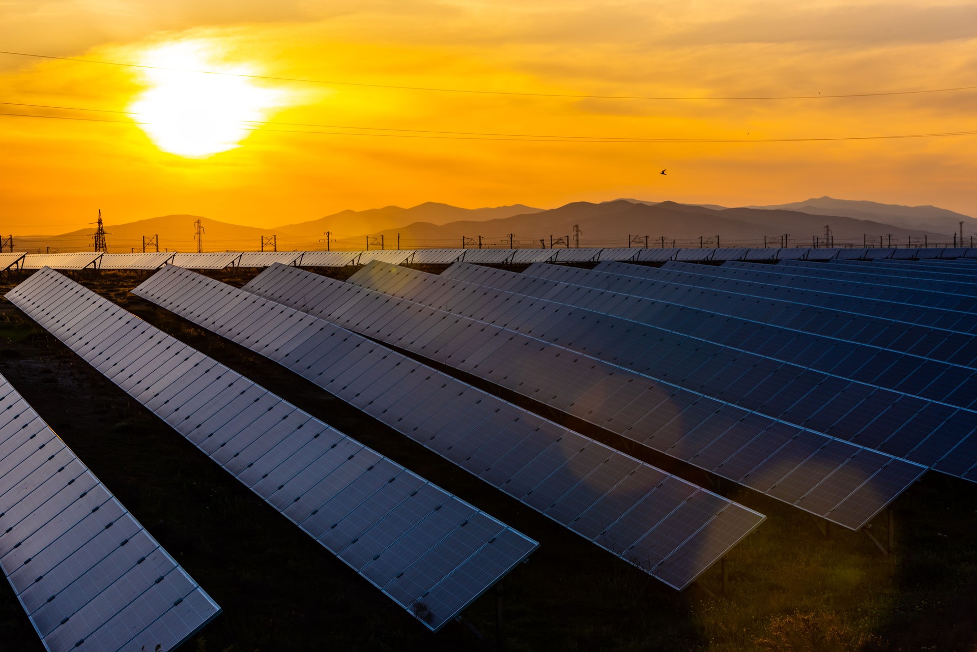 Estación de energía solar, fuente de electricidad alternativa