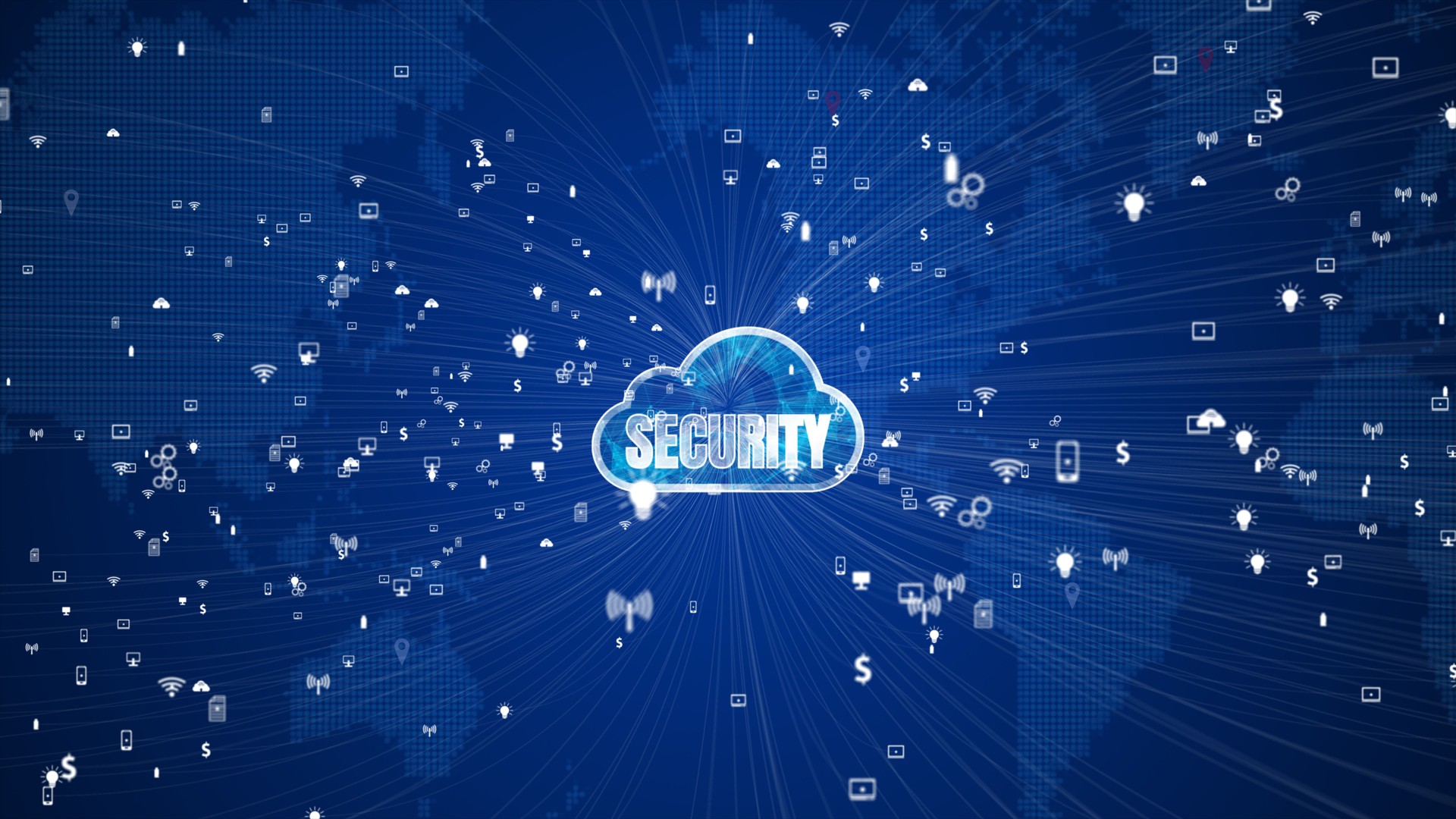 Conexión de datos y red tecnológica, informática en la nube digital de red de datos segura, concepto de ciberseguridad